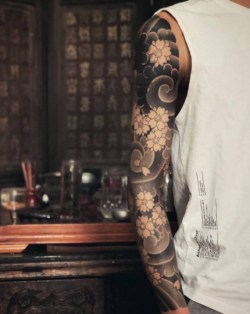 进度～纹身图片_老传统纹身图案