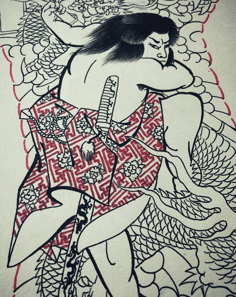 时隔六年 希望有不同的收获～纹身图片_老传统纹身图案