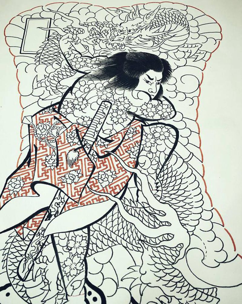 习作～纹身图片_老传统纹身图案