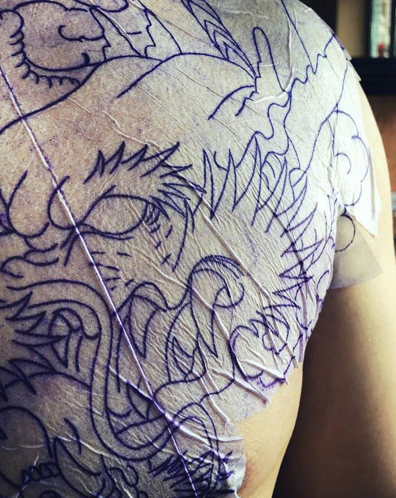 现场初构～纹身图片_老传统纹身图案