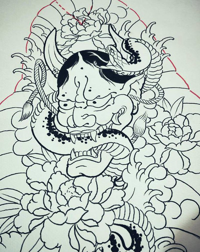 繪稿～纹身图片_老传统纹身图案