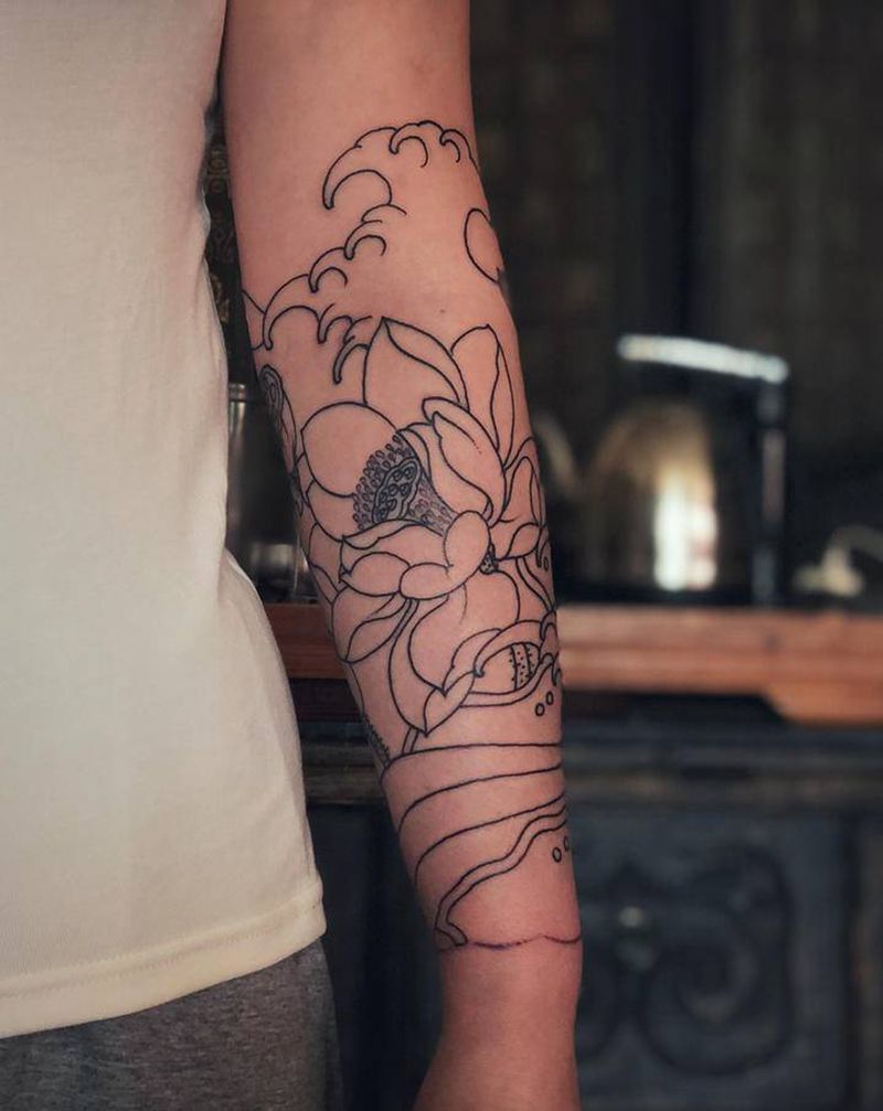 繪稿上身～纹身图片_老传统纹身图案