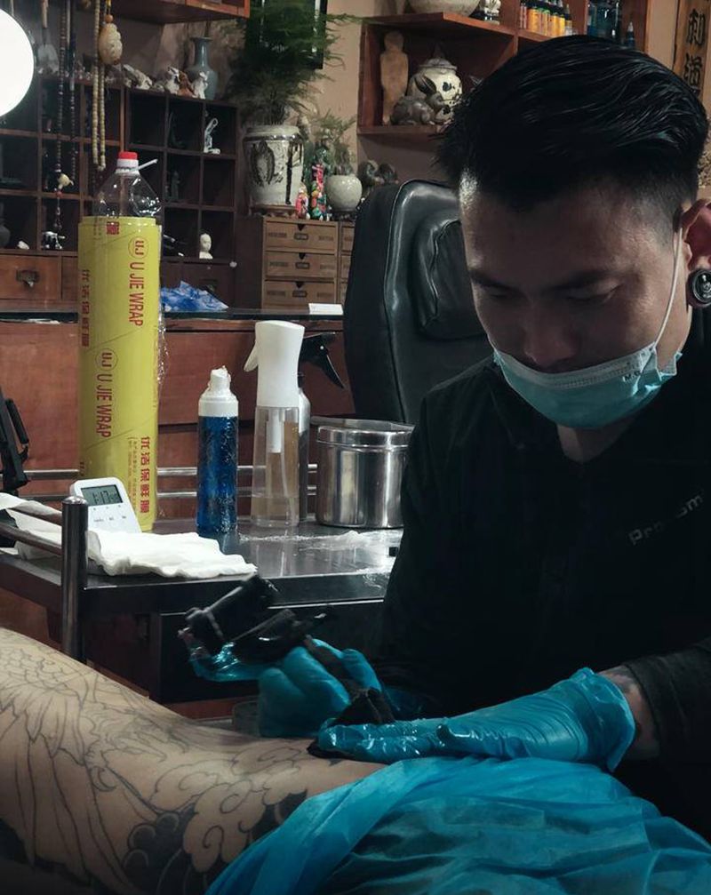 修改进度～纹身图片_老传统纹身图案