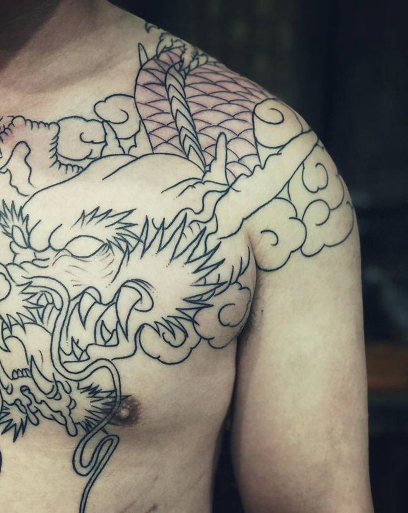 彫茜入墨～纹身图片_老传统纹身图案