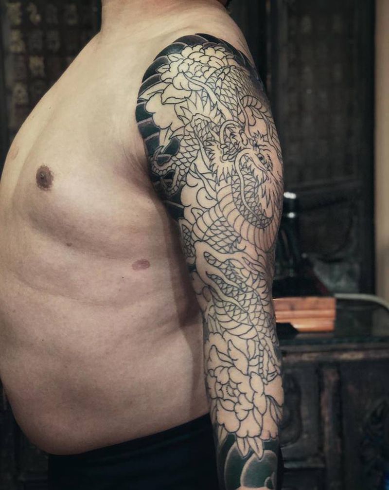 进度～纹身图片_老传统纹身图案