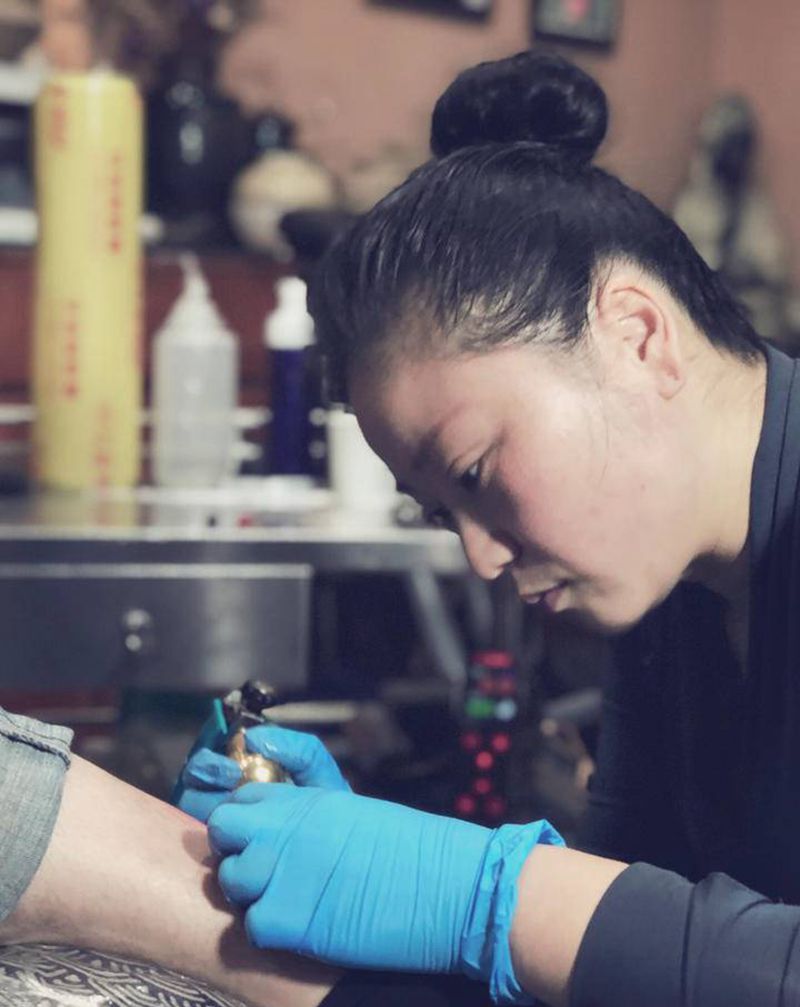 彫茜入墨～纹身图片_老传统纹身图案