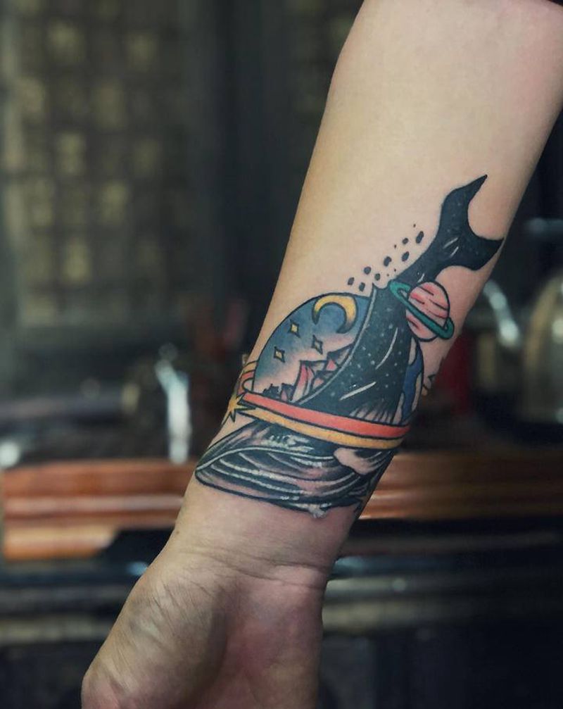 彫茜·覆盖纹身图片_老传统纹身图案