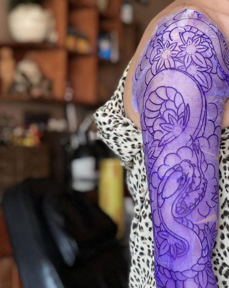 上身~纹身图片_老传统纹身图案