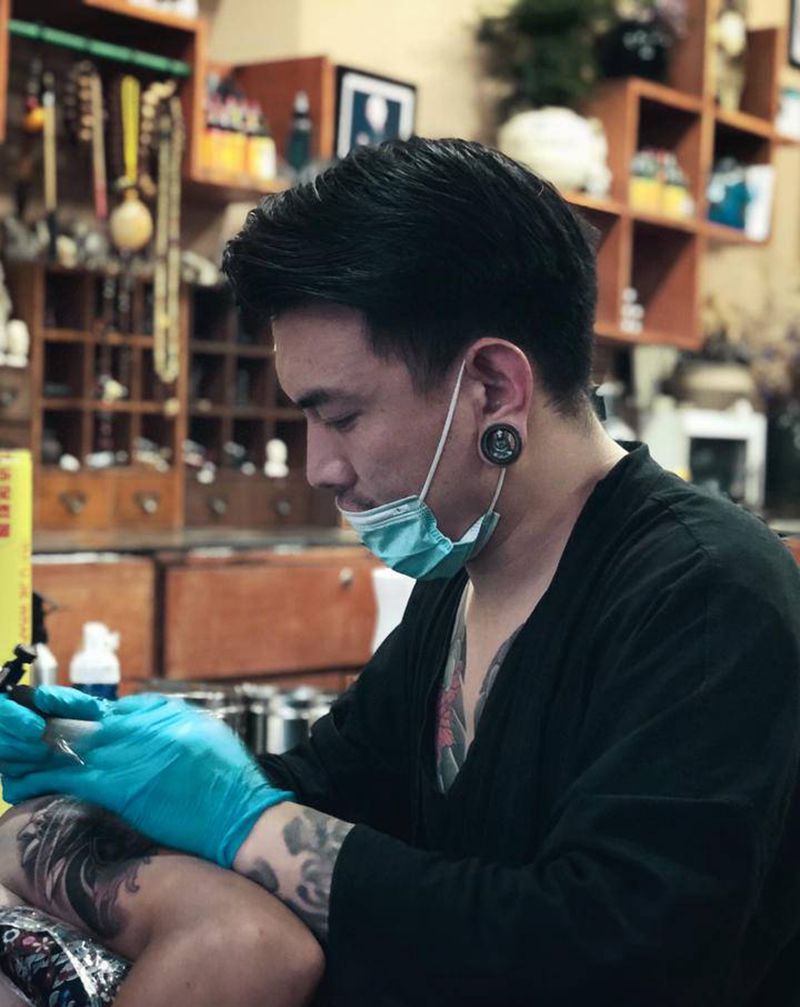 工作是副业 主业是生活～纹身图片_老传统纹身图案