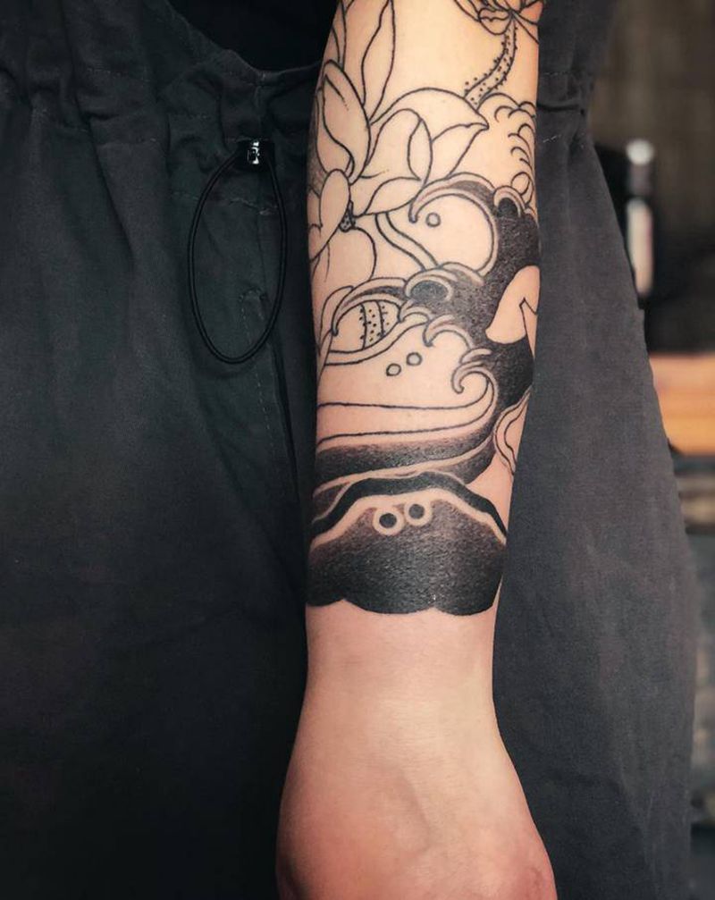 时间太短 没尽兴没过瘾~[捂脸纹身图片_老传统纹身图案