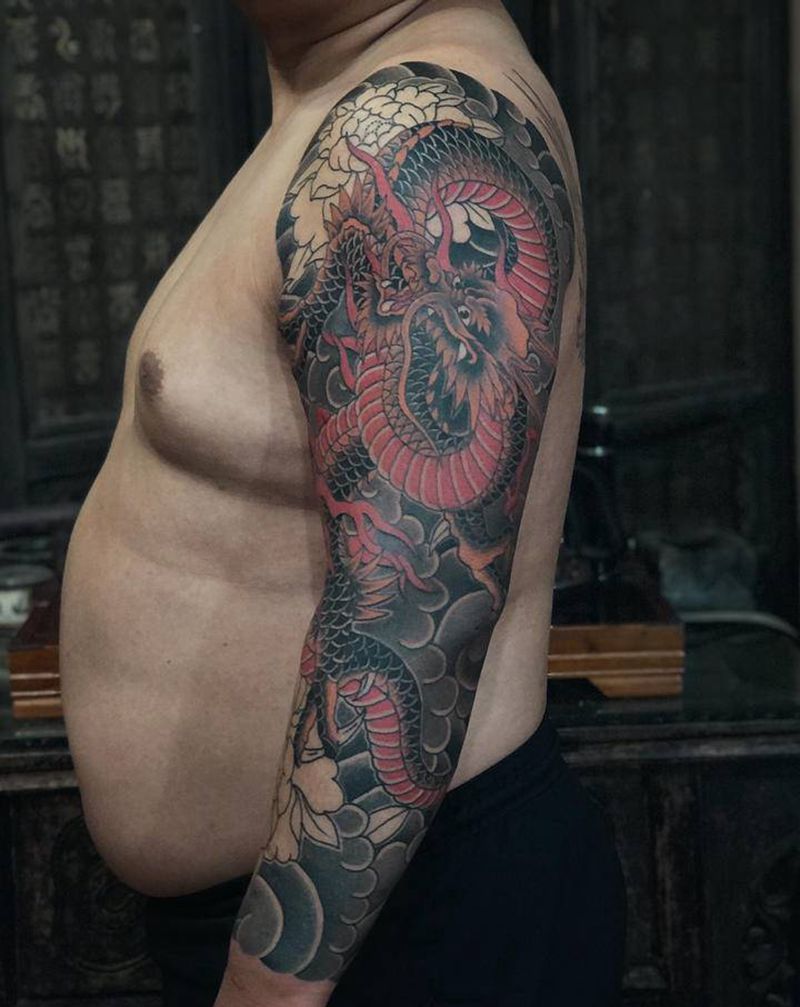 传统·入墨纹身图片_老传统纹身图案