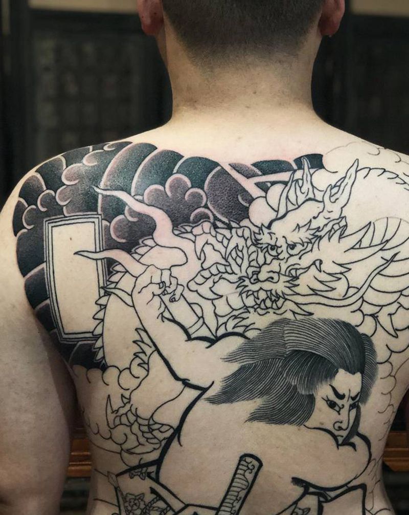 传统·入墨纹身图片_老传统纹身图案