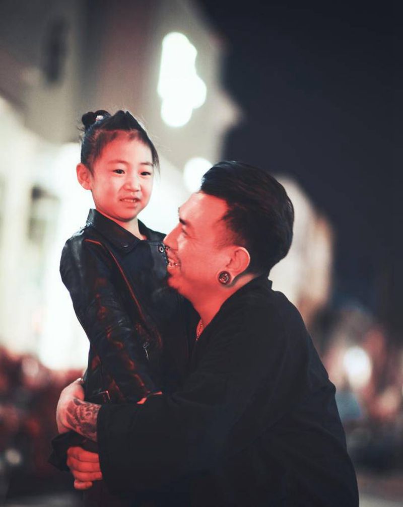 九年前爸爸拥有了你 在你成长最纹身图片_老传统纹身图案