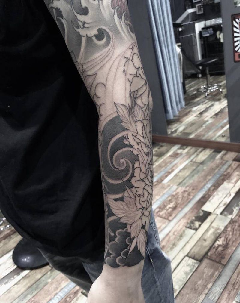 接图纹身图片_手臂纹身图案