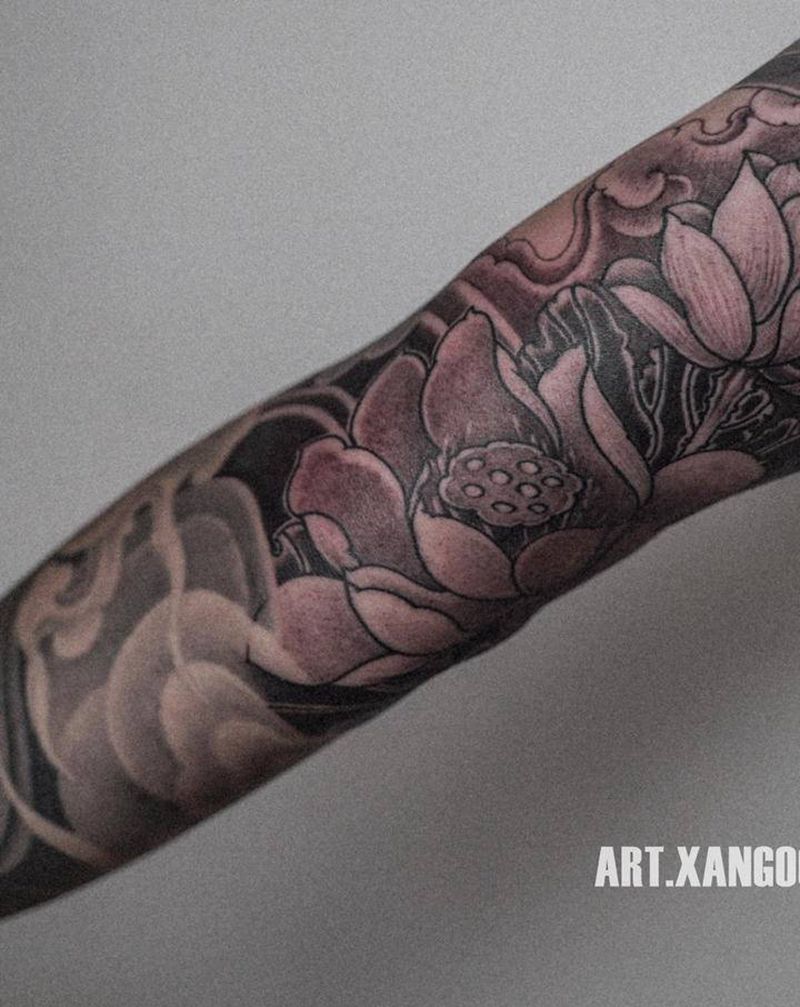 传统纹身图片_手臂老传统新传统纹身图案