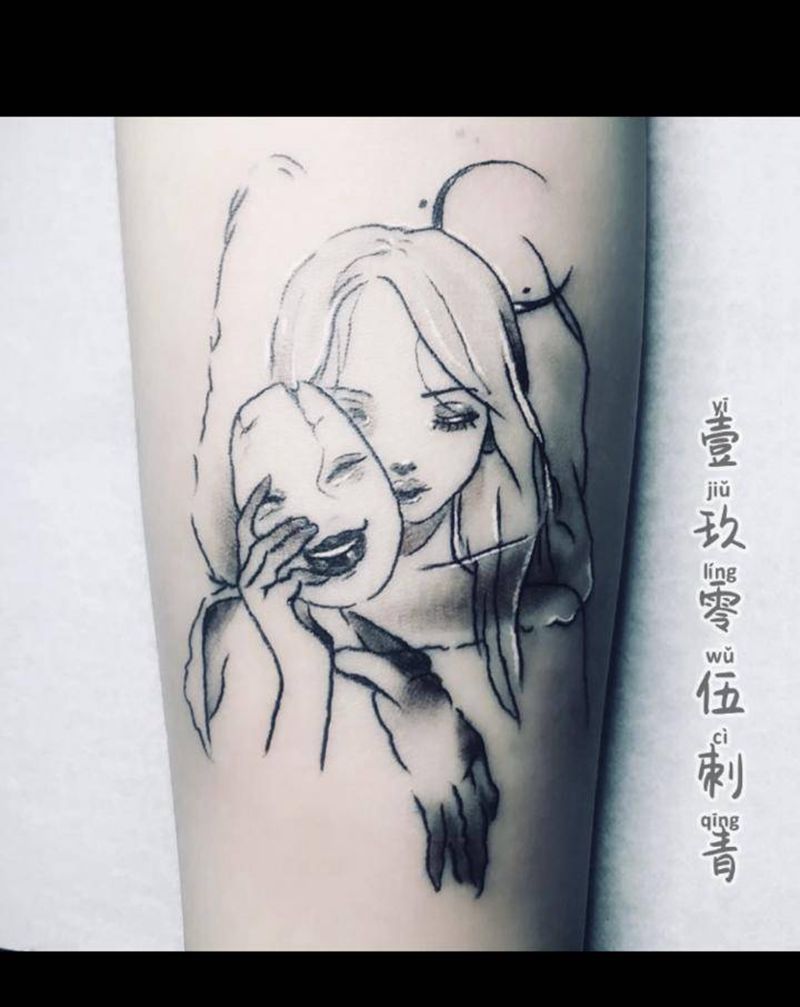 小清新纹身纹身图片_手臂纹身图案