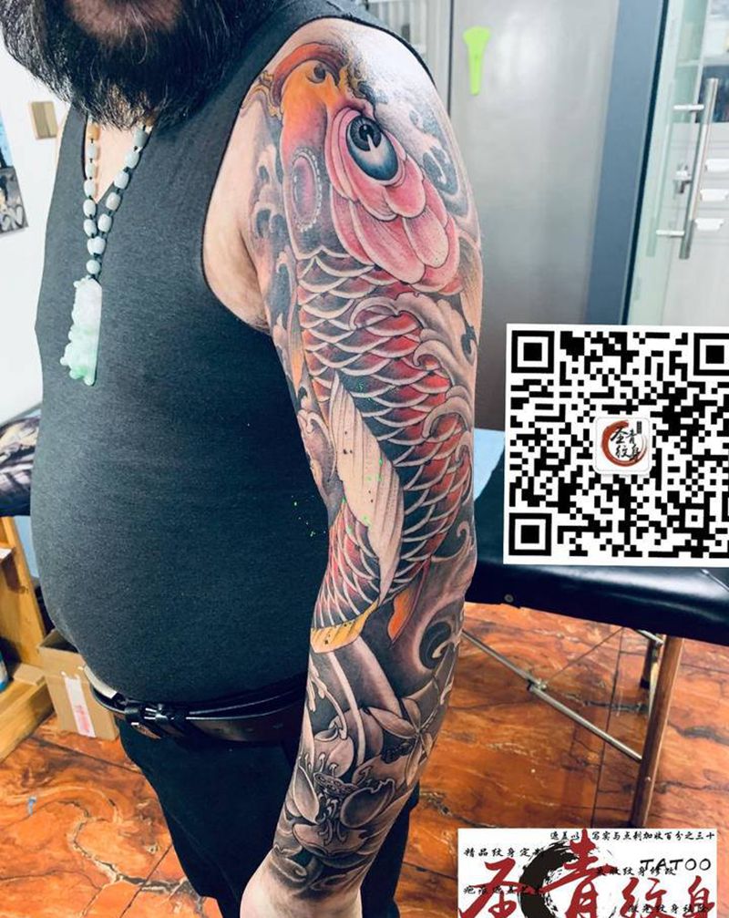 花臂纹身图片_手臂纹身图案