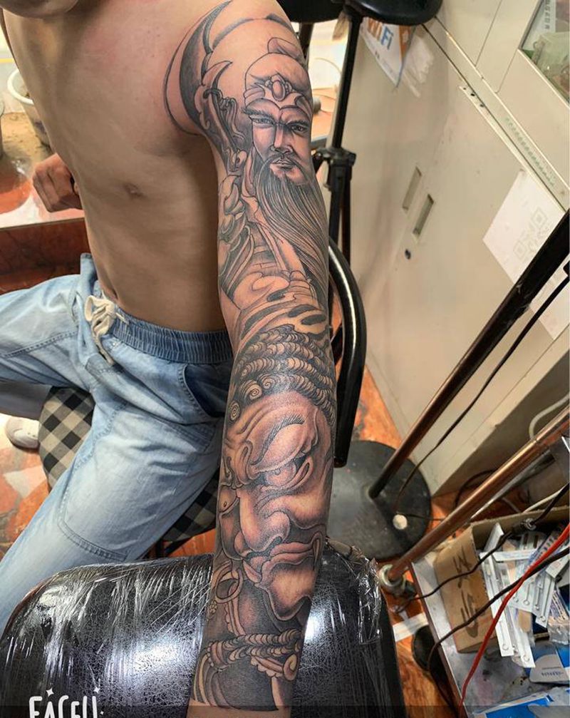 完成纹身图片_手臂纹身图案