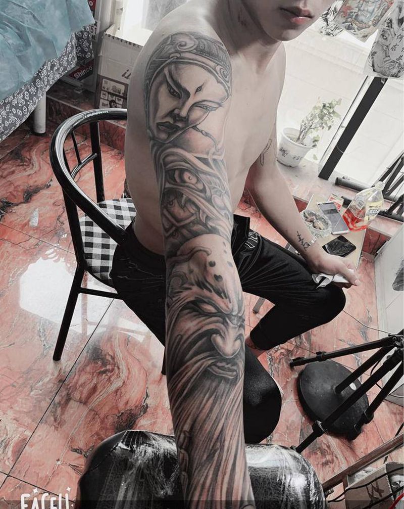 完成纹身图片_手部纹身图案