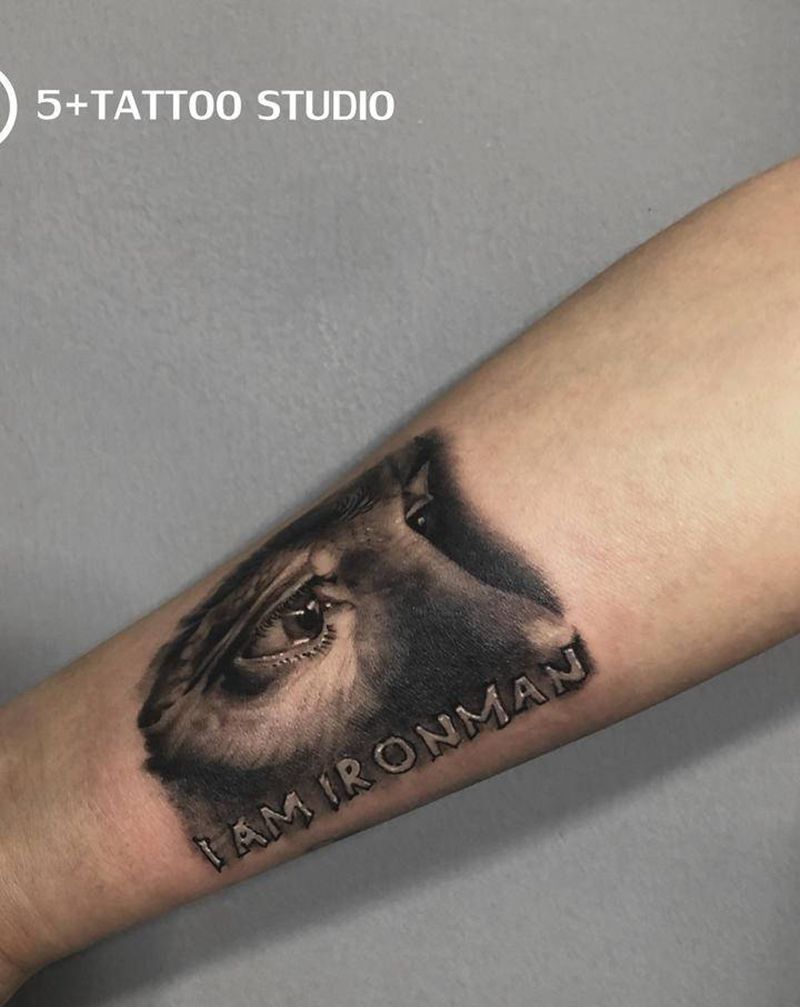 托尼屎大颗纹身图片_手臂欧美写实纹身图案