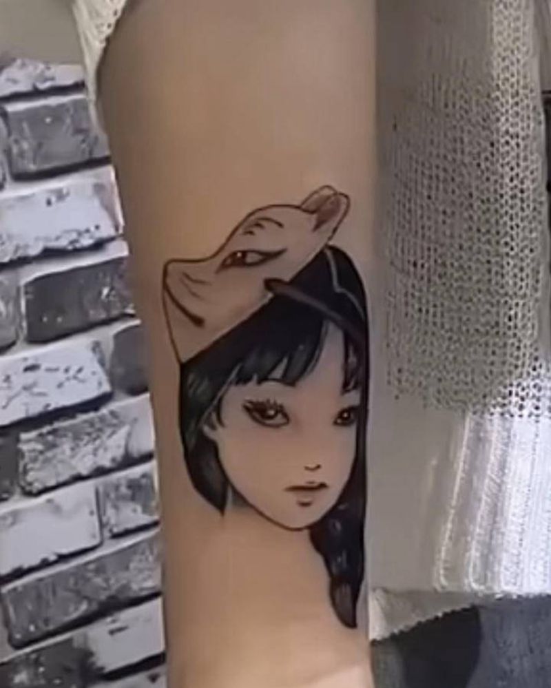 小清新纹身图片_手臂纹身图案