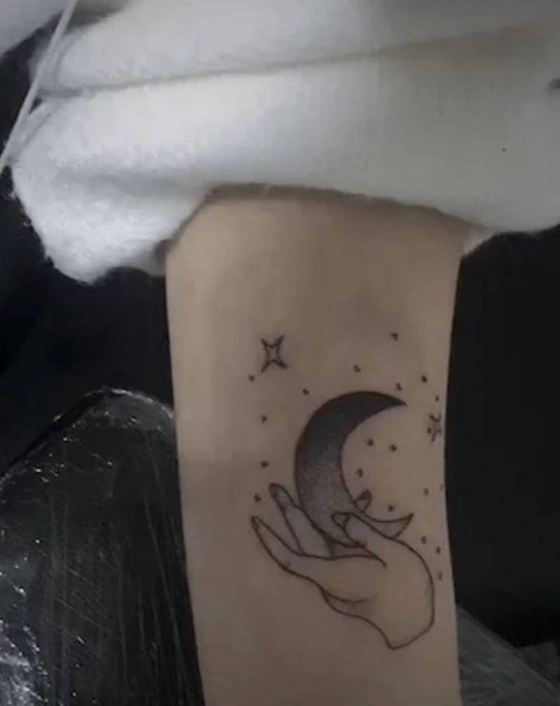 小清新纹身图片_手臂纹身图案