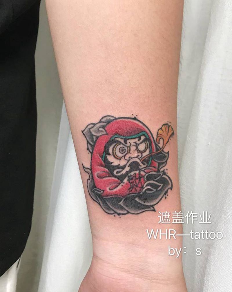 遮盖作业纹身图片_手臂老传统纹身图案