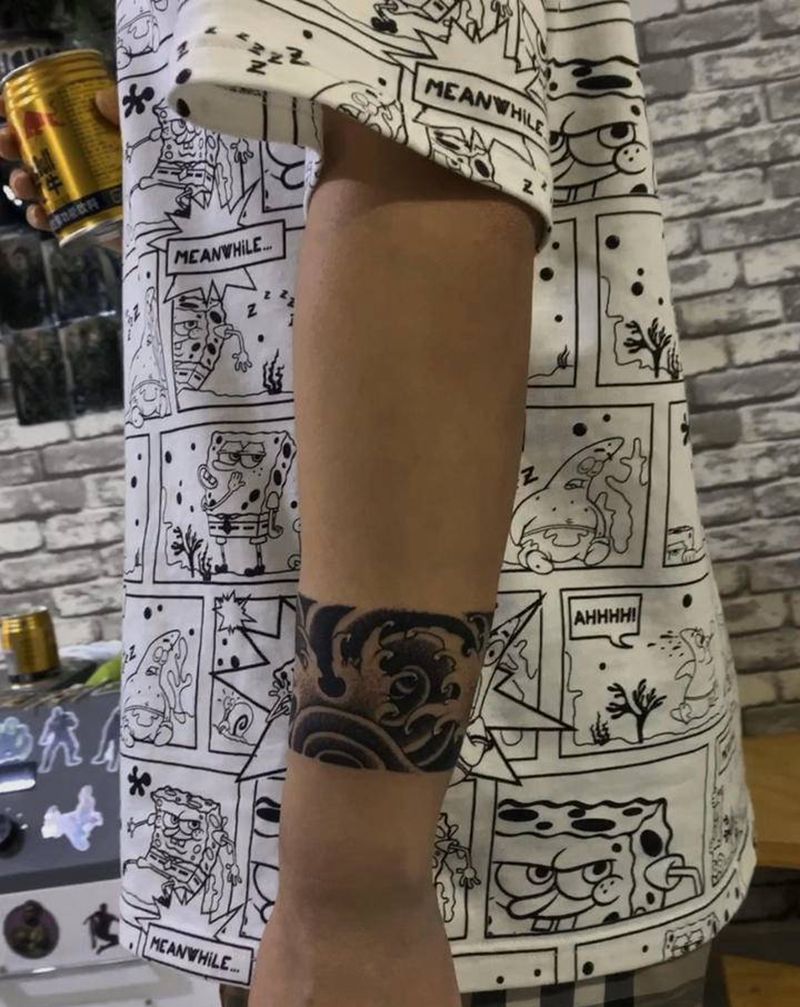 手怀纹身图片_手臂纹身图案