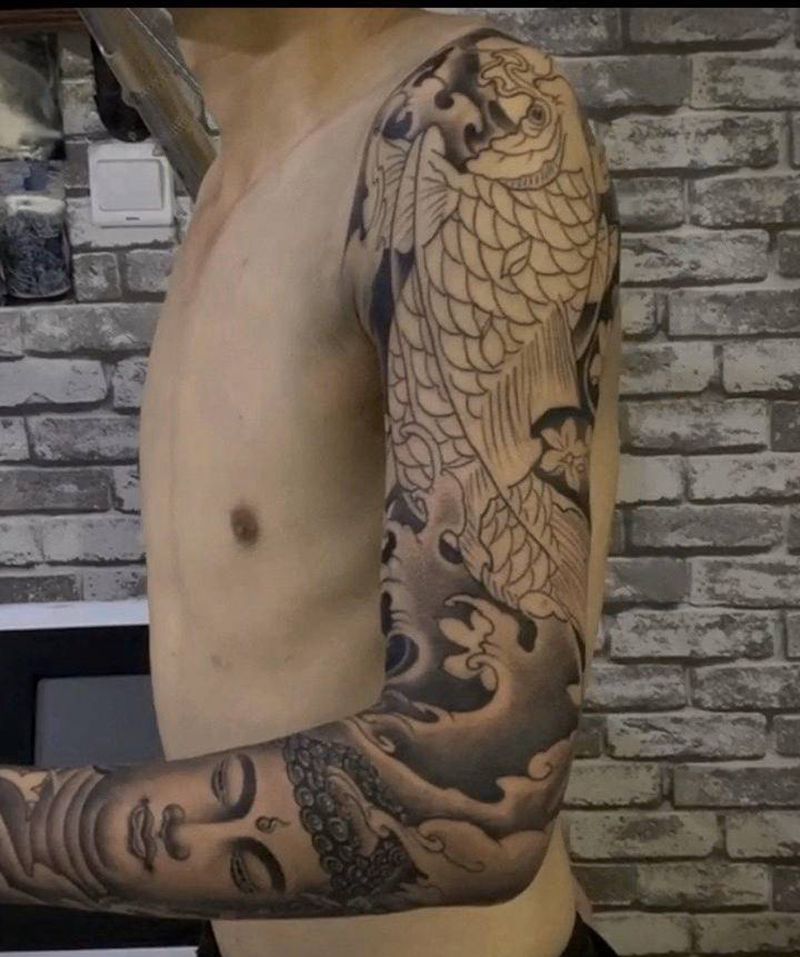 花臂纹身图片_手臂纹身图案