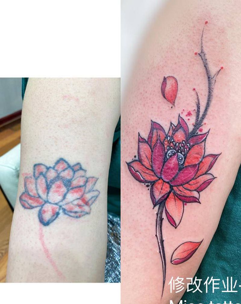 修改旧图纹身图片_手臂新传统纹身图案