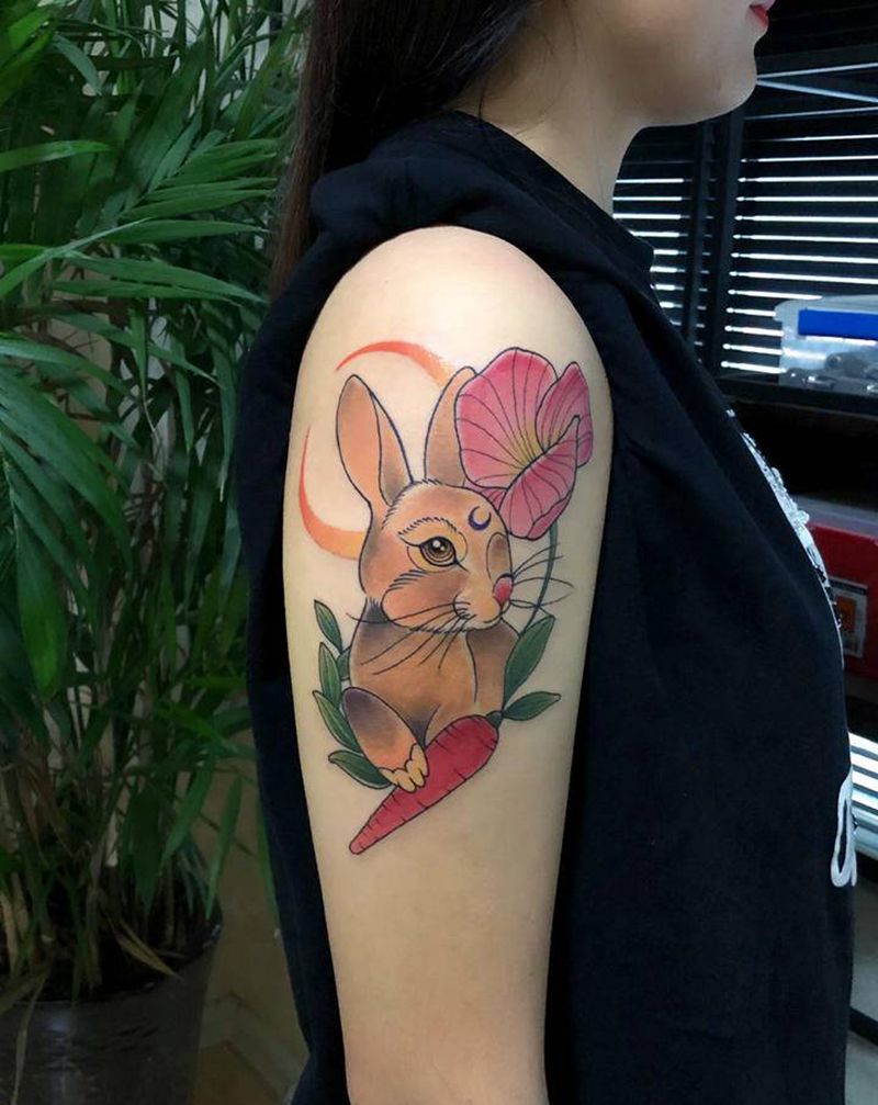 许昌文身沄刺青纹身图片_手臂New School纹身图案