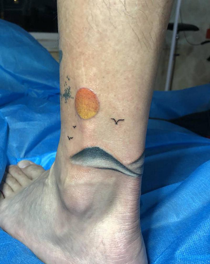 许昌文身沄刺青纹身图片_脚部纹身图案