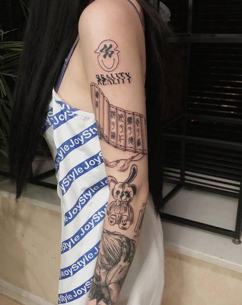 许昌文身沄刺青纹身图片_手臂纹身图案