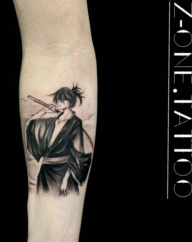 《夜斗》纹身图片_手臂New School纹身图案