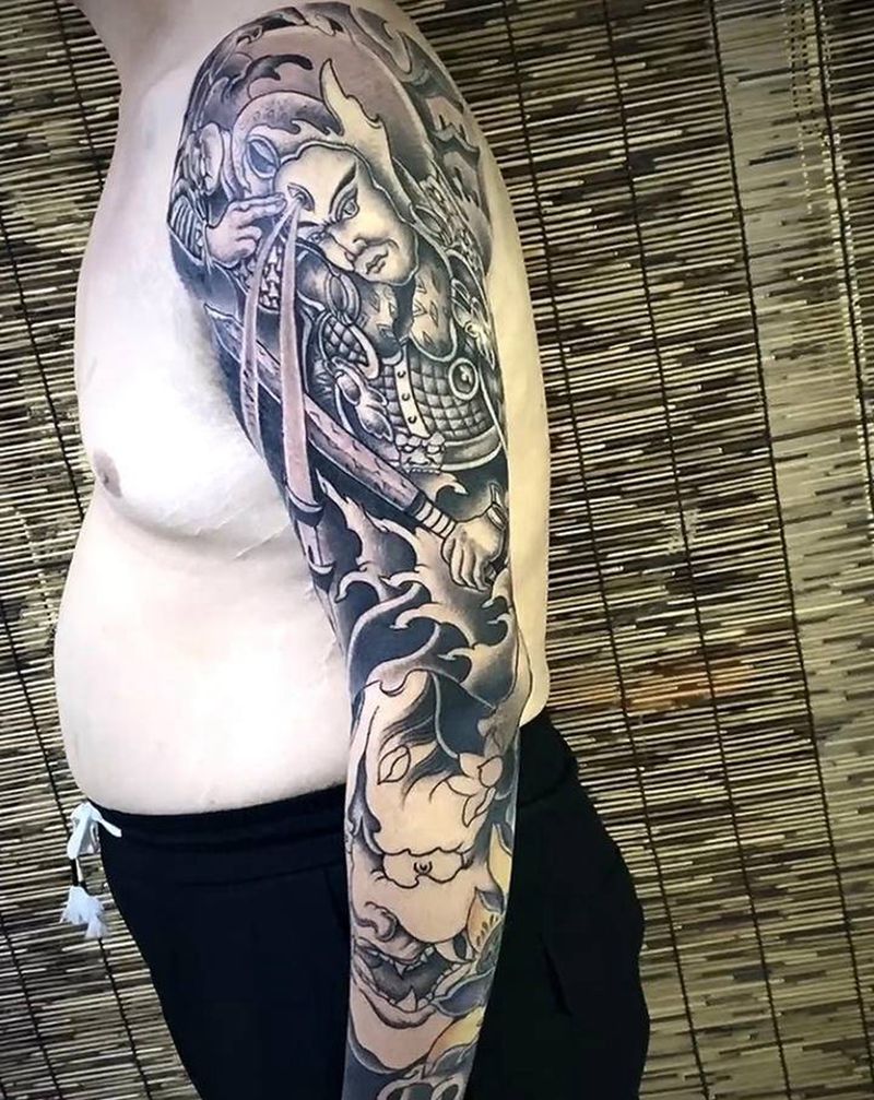 花臂纹身图片_手臂纹身图案