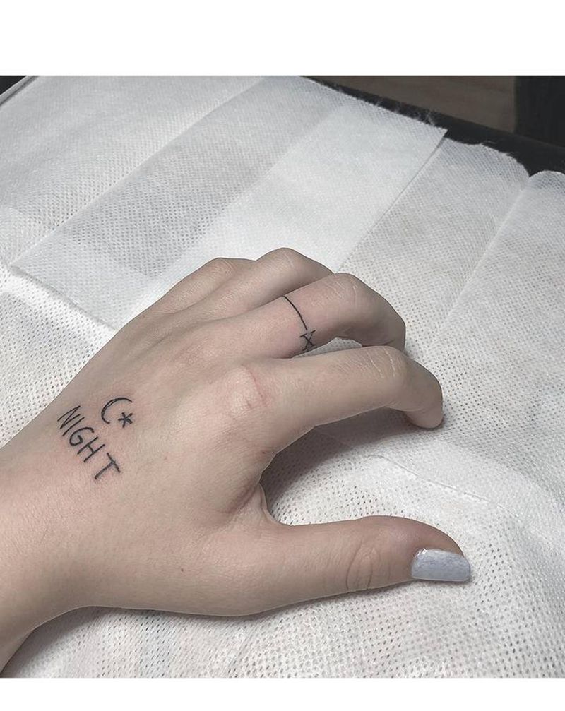 小图纹身图片_手部纹身图案