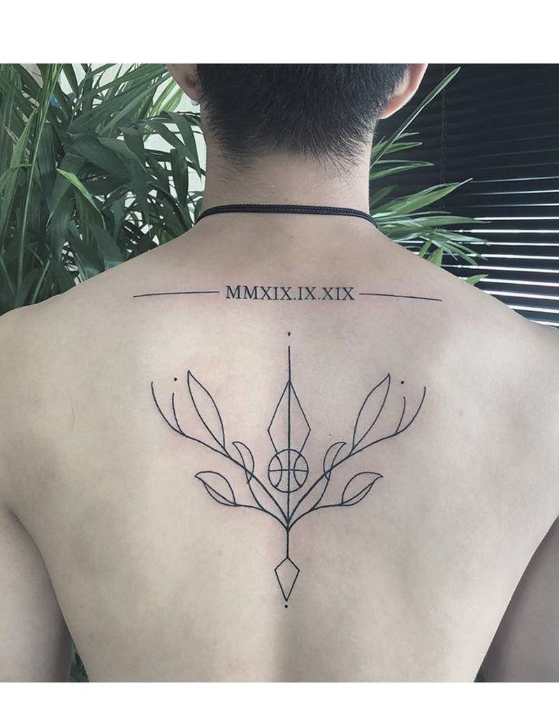 许昌文身沄刺青纹身图片_背部纹身图案