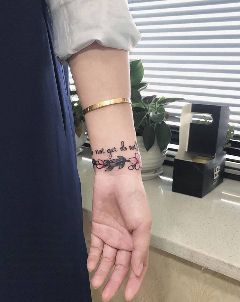 手环纹身图片_手部纹身图案