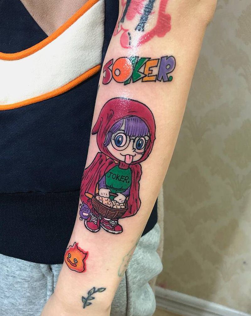 许昌文身沄刺青纹身图片_手臂阿拉蕾纹身图案