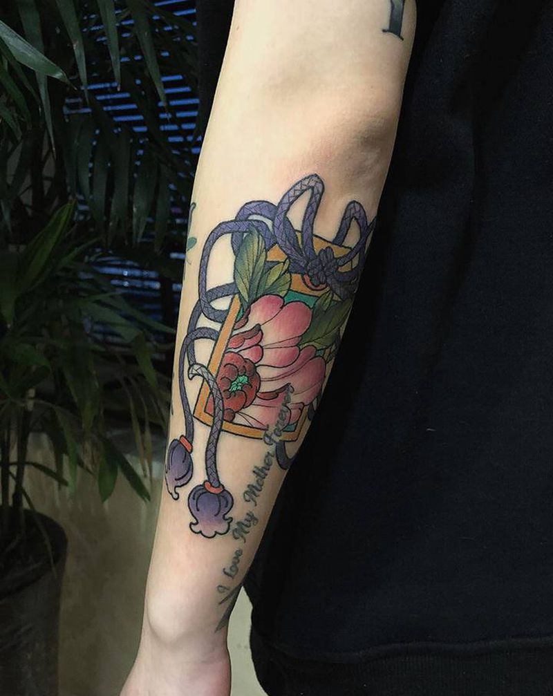 许昌沄刺青纹身图片_手臂福牌纹身图案