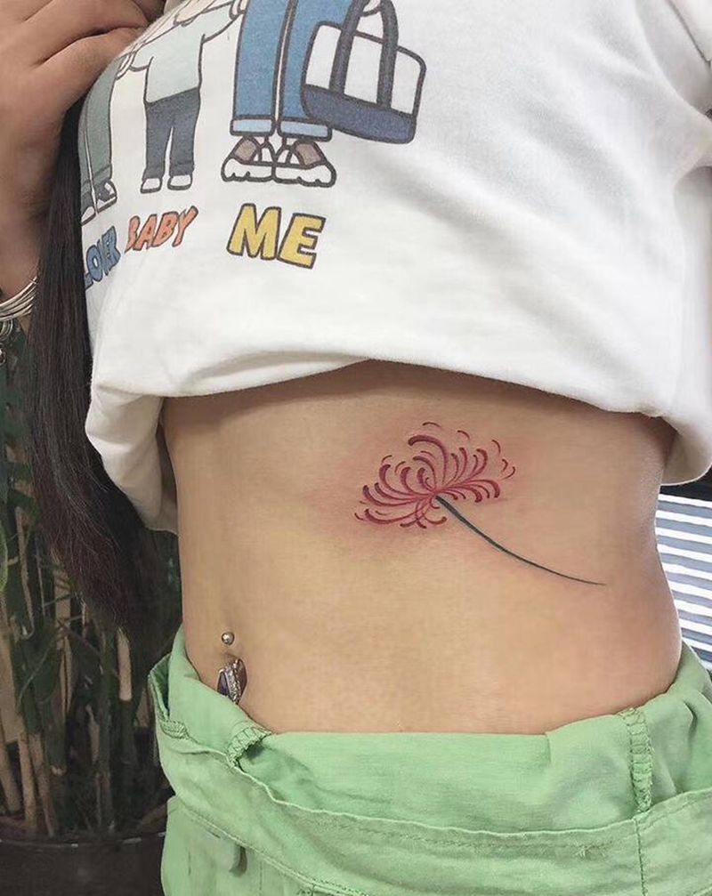 许昌沄刺青纹身图片_腰部纹身图案