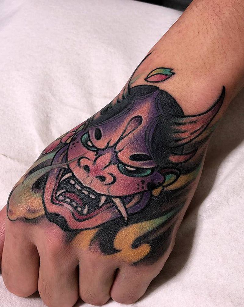 修改纹身图片_手部新传统纹身图案