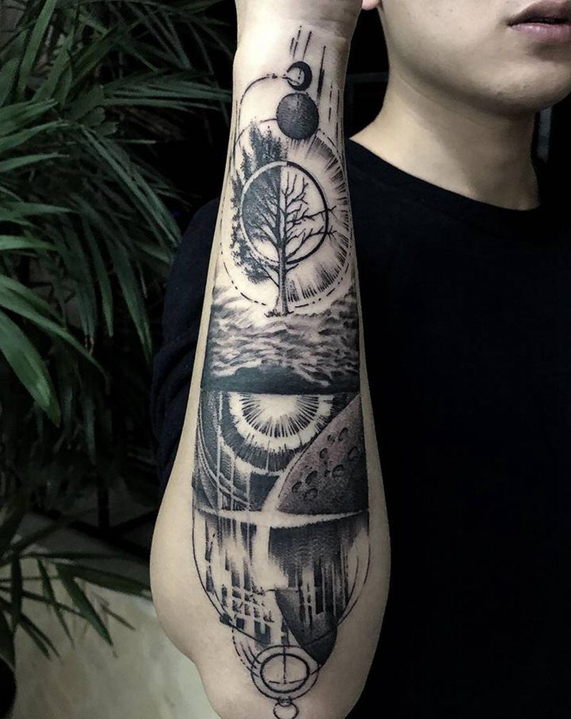 许昌文身沄刺青纹身图片_手臂纹身图案