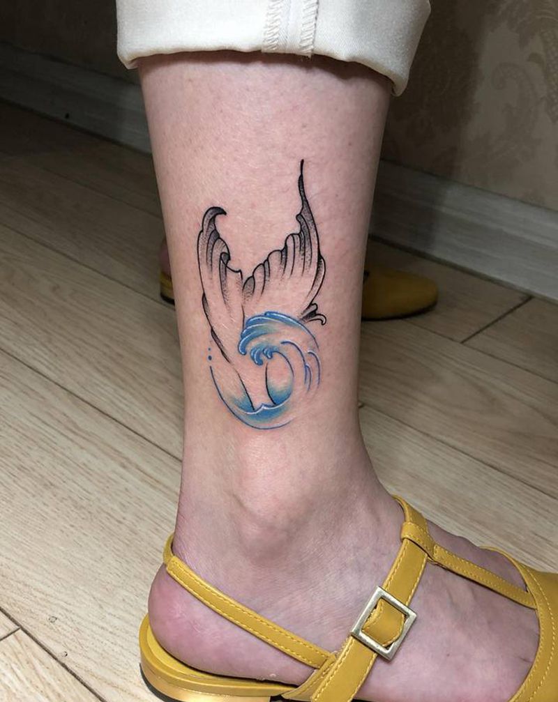 许昌文身沄刺青纹身图片_腿部纹身图案