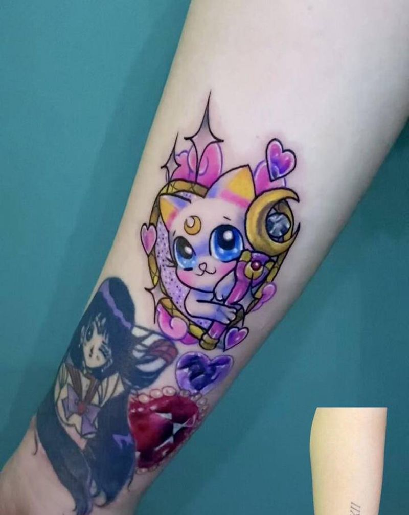 遮盖旧数字纹身图片_手臂水彩遮盖纹身图案