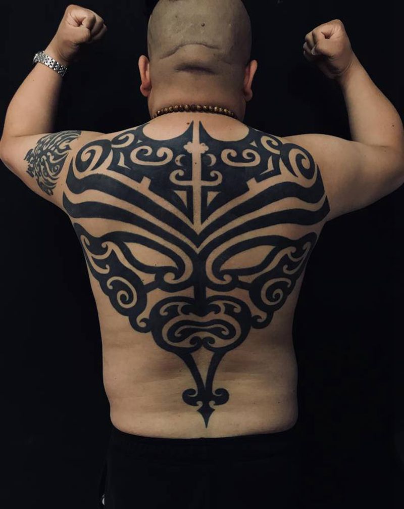 图腾纹身图片_背部图腾纹身图案