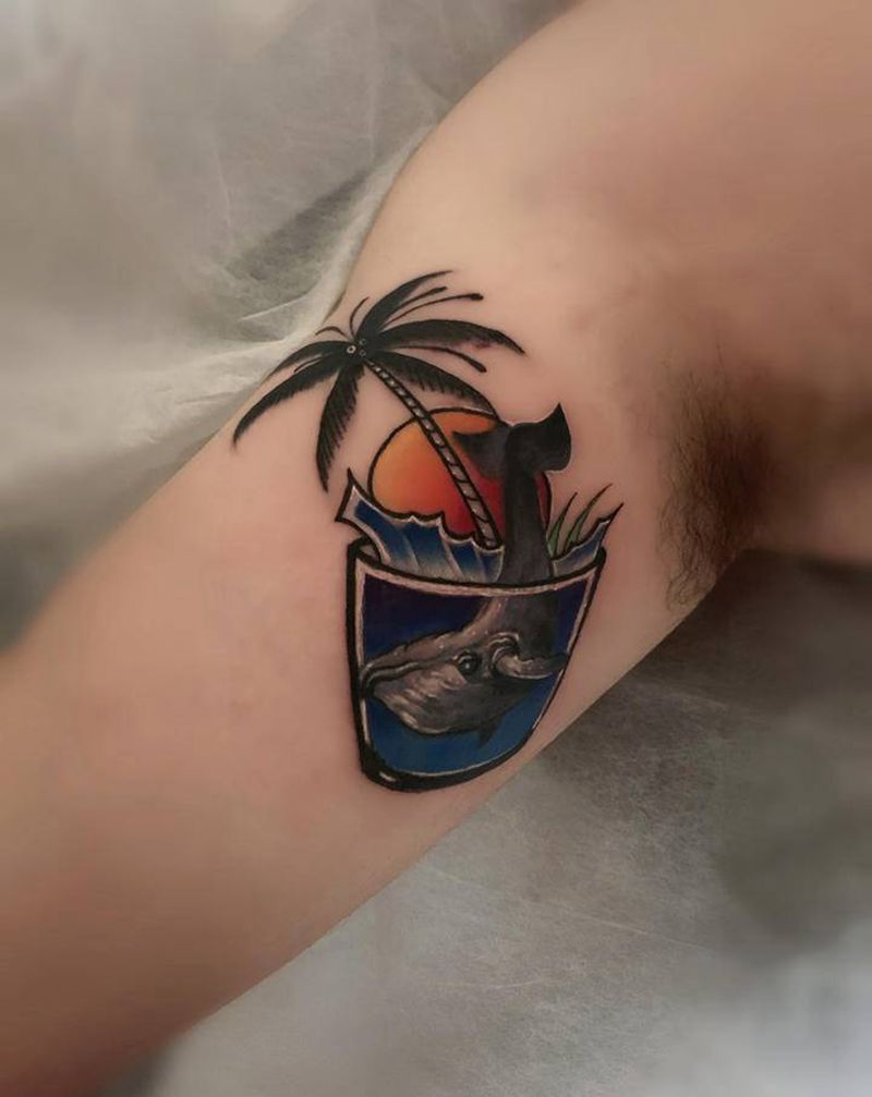 遮盖纹身图片_手臂纹身图案