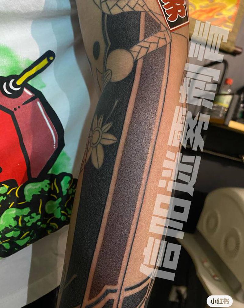 花臂纹身图片_手臂纹身图案