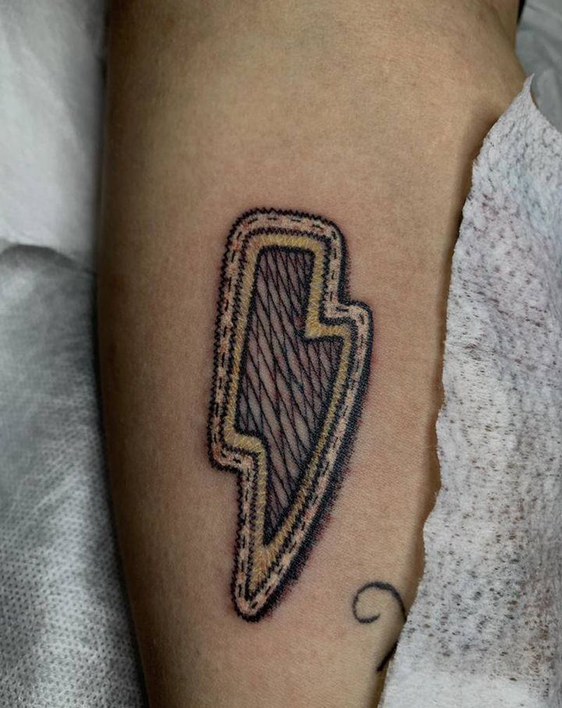 刺绣风格纹身纹身图片_手臂纹身图案