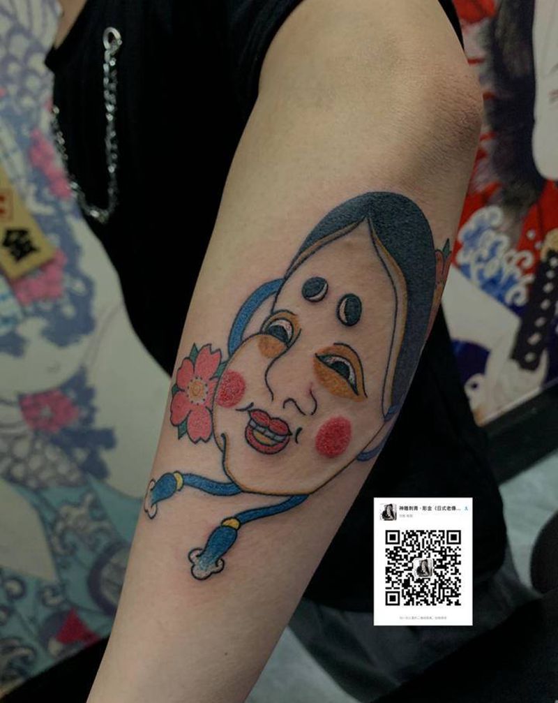 阿多福纹身图片_手臂老传统纹身图案